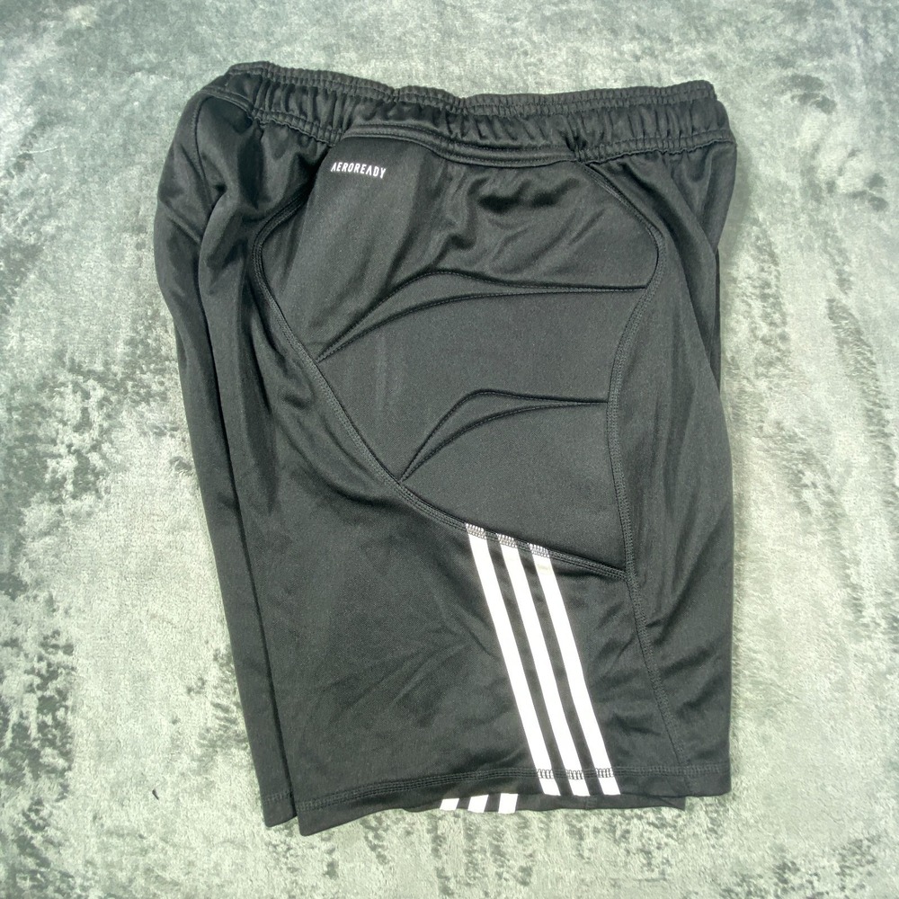 Adidas AEROREADY Padded Shorts Football Girdle Mens L Black Tierro Compression